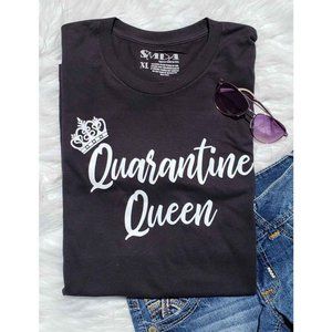 Quarantine Queen Gray Shirt Size XL NWT